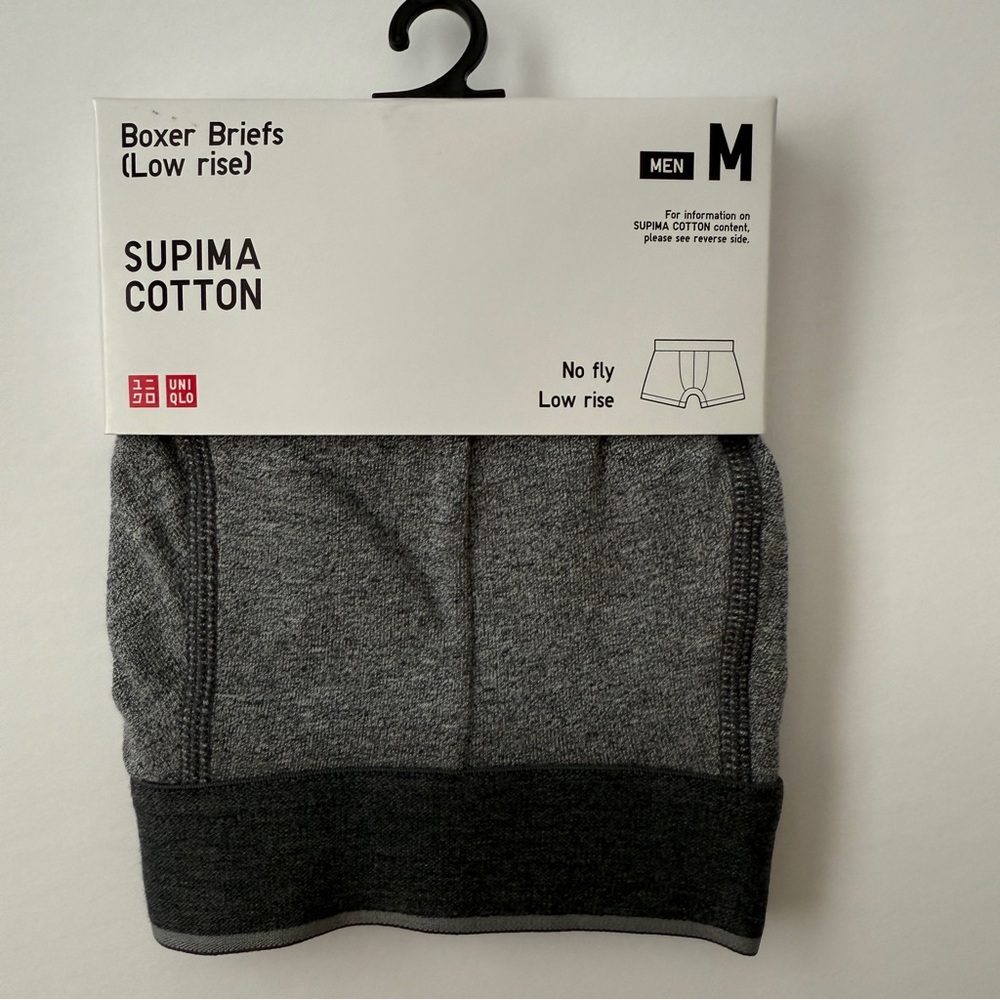 Uniqlo Gray Boxer Briefs Essential Underwear